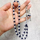 Resin Rosary 6.5*12mm Metal Tassel 33 Beads Tesbih Islamic Prayer Beads Misbaha