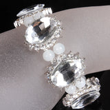 Austrian Crystal Bracelet Bangles for Women Wedding Party