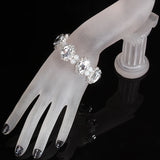 Austrian Crystal Bracelet Bangles for Women Wedding Party