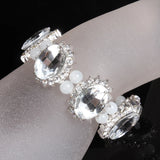 Austrian Crystal Bracelet Bangles for Women Wedding Party