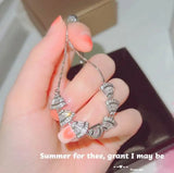 Small Skirt Bracelet Fan Adjustable Jewelry