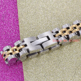 Silver Stainless Steel Watch Band 9.5MM Wide