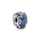 Copper Starry Moon Pendant DIY Astronaut Charm Beads