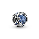 Copper Starry Moon Pendant DIY Astronaut Charm Beads