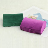 Velvet Jewelry Box Travel Portable Bracelet Earring Storage