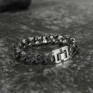 Men's Retro Pattern Dark Wind Bracelet