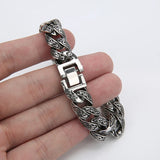 Men's Retro Pattern Dark Wind Bracelet