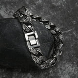 Men's Retro Pattern Dark Wind Bracelet