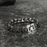 Men's Retro Pattern Dark Wind Bracelet
