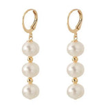 8MM Shell Pearl Earrings 18K Thanksgiving Gift Wedding Hook