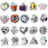 925 Silver Pregnant Mother Angel Baby Charm Beads