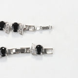 Cubic Zirconia Charm Bangle Bracelet for Women