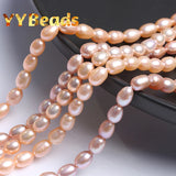 Natural Freshwater Pearls Rice Shape Loose Beads for DIY Jewelry