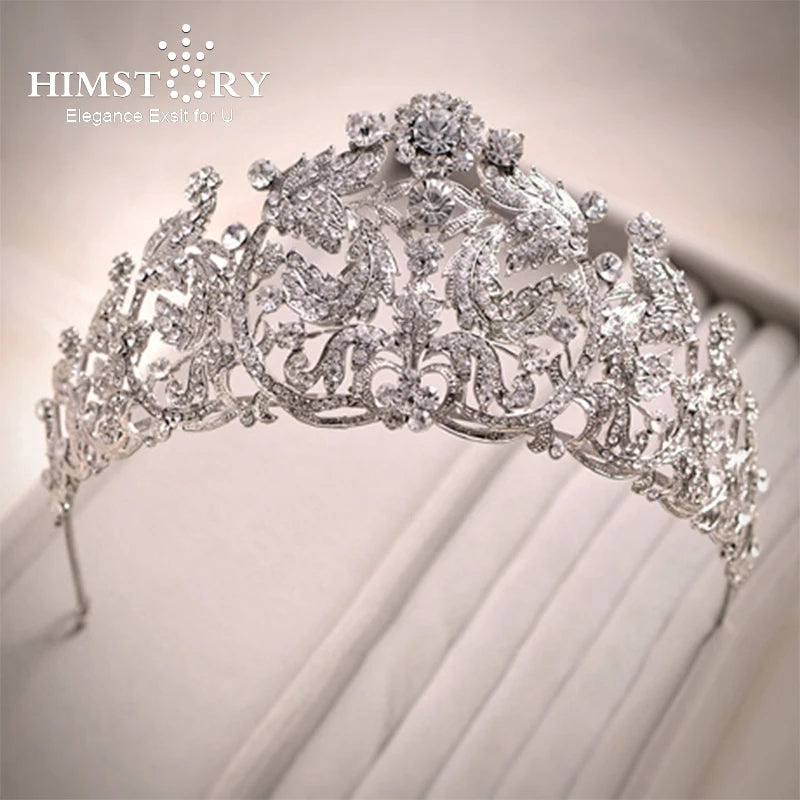 Vintage Crystal Rhinestone Bridal Tiara Crown for Bride