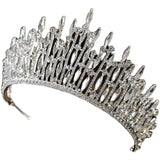 Big Crystal Rhinestone Wedding Crown Bride Tiara Headpiece