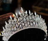 Big Crystal Rhinestone Wedding Crown Bride Tiara Headpiece