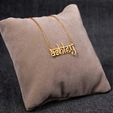 Custom Hindi Name Necklace Personalized Stainless Steel Pendant