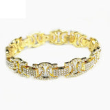 Hip Hop 15mm Heavy Bling Iced Out Micro Paved CZ Choker Necklace
