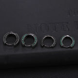 Hip Hop Zircon Micro Paved Iced Out CZ Stone Stud Earring