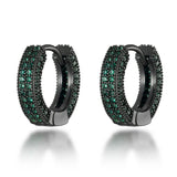 Hip Hop Zircon Micro Paved Iced Out CZ Stone Stud Earring