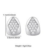 Hip Hop Iced Bling Teeth Grillz Micro Pave Top & Bottom Grills