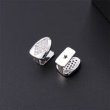 Hip Hop Iced Bling Teeth Grillz Micro Pave Top & Bottom Grills