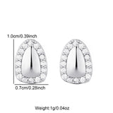 Iced Caps Teeth Grillz Plated Cubic Zircon Micro Pave Top & Bottom Charms