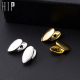 Hip Hop 2pcs Teeth Caps Grillz Top & Bottom Charm Grills Gift
