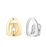 Hip Hop 2pcs Teeth Grillz Star Cubic Zircon Caps Micro Pave Charm Grills