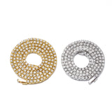 1 Row Iced Out Tennis Chain Necklace Rhinestone Choker Bling Crystal Jewelry