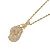 Hip Hop Bling Pendant Necklace CZ Stones Men Women CN071