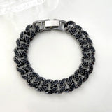 Hip Hop Bling Cuban Link Chain Bracelet Iced Out Chain Bracelets