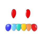 Colorful Hip Hop Teeth Set Rapper Grillz Body Jewelry