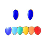 Colorful Hip Hop Teeth Set Rapper Grillz Body Jewelry