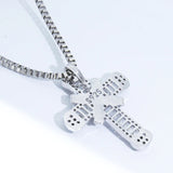 Hip Hop Cross Pendant Necklace AAA Cubic Zircon Pendant Necklace