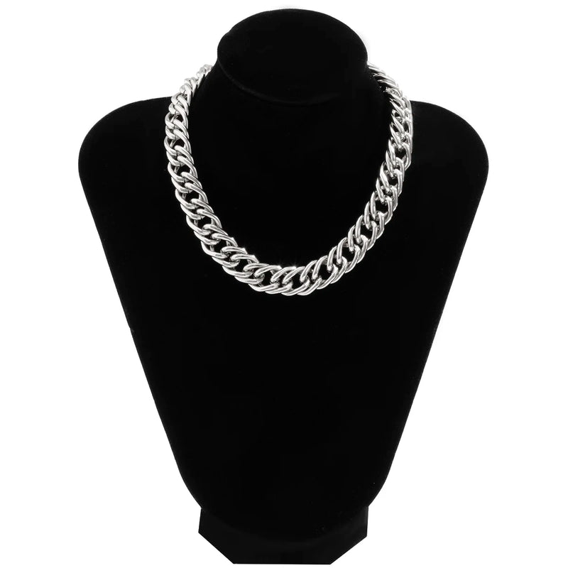 Vintage Cuban Chain Necklace Men Women