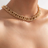 Vintage Cuban Chain Necklace Men Women