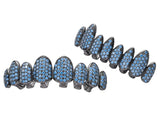 Hip Hop CZ Teeth Grillz Grills Dental Mouth Punk Tooth Caps