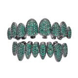 Hip Hop CZ Teeth Grillz Grills Dental Mouth Punk Tooth Caps