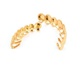 Hip Hop Cubic Zircon Teeth Grillz Top Bottom Grills Dental Mouth Punk Caps