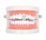 Hip Hop Fang CZ Single Teeth Grillz Bottom Teeth Caps