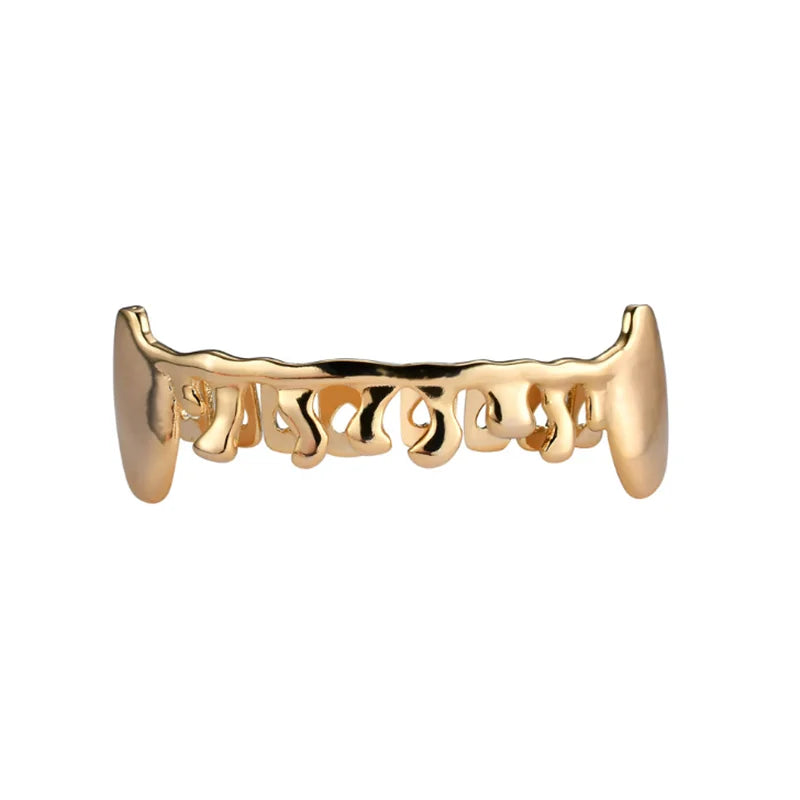 Hip Hop Fang Grillz Water Drop Bottom Teeth Caps