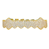 Hip Hop Fang Grillz Micro Pave Cubic Zircon Tooth Caps