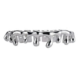 Hip Hop Water Drop Bottom Teeth Grillz