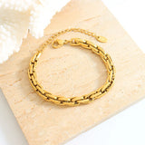 Hip-Hop Cuban Bracelet Women'S Thick Chain Stainless Steel Jewelry
