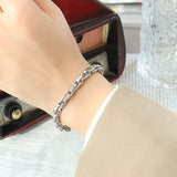 Hip-Hop Cuban Bracelet Women'S Thick Chain Stainless Steel Jewelry