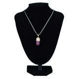 Hip Hop Jewelry Pill Necklace CZ Silver Copper Iced Out Unisex
