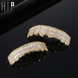 Iced Out CZ Baguette Stones Grillz Caps for Men Women