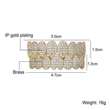 Hip Hop CZ Teeth Grillz Caps Bling Iced Out Grills Set For Men Women