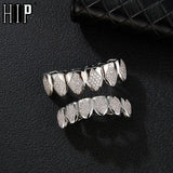 Iced Out CZ Teeth Grillz Caps Bling Micro Pave Grills Set
